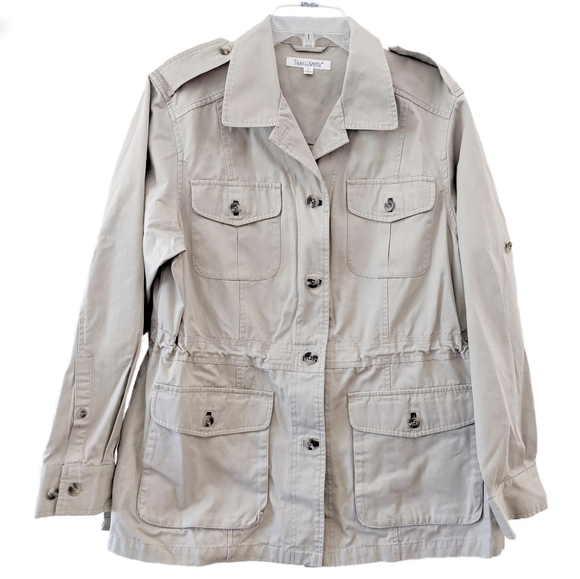 Travelsmith Bush Poplin Safari Jacket 